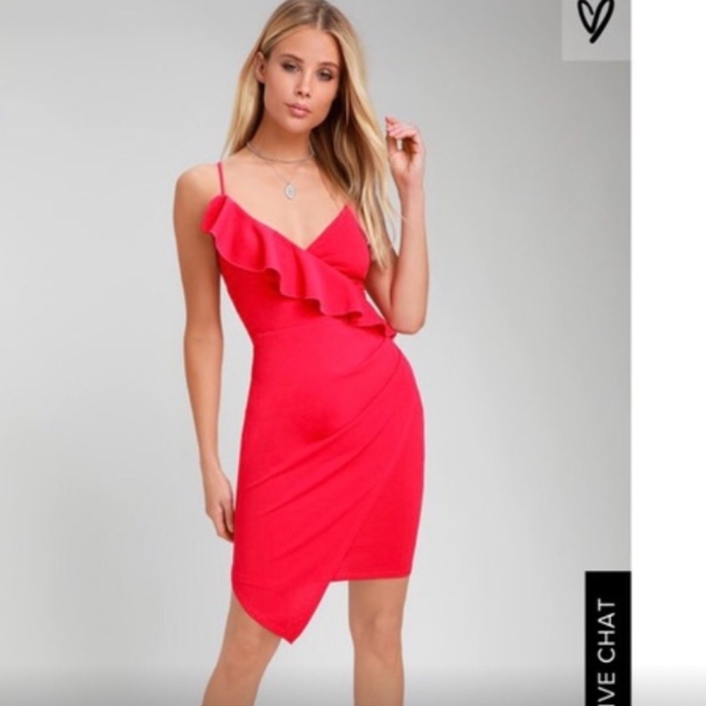 Lulu's "Keep on Flourishing" bodycon dress